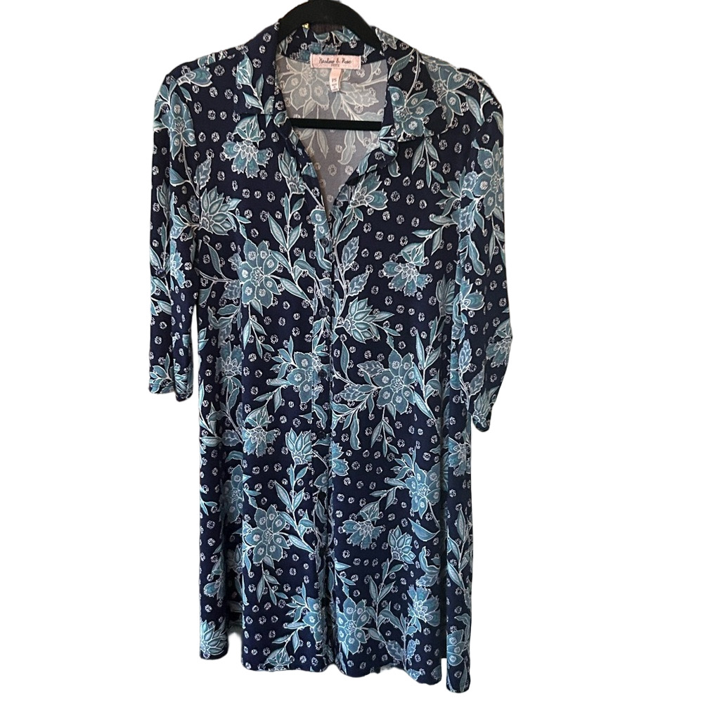 Shirt Dress Tab Roll Sleeves Wrinkle Resistant Collared Neck Button Up Dress PS